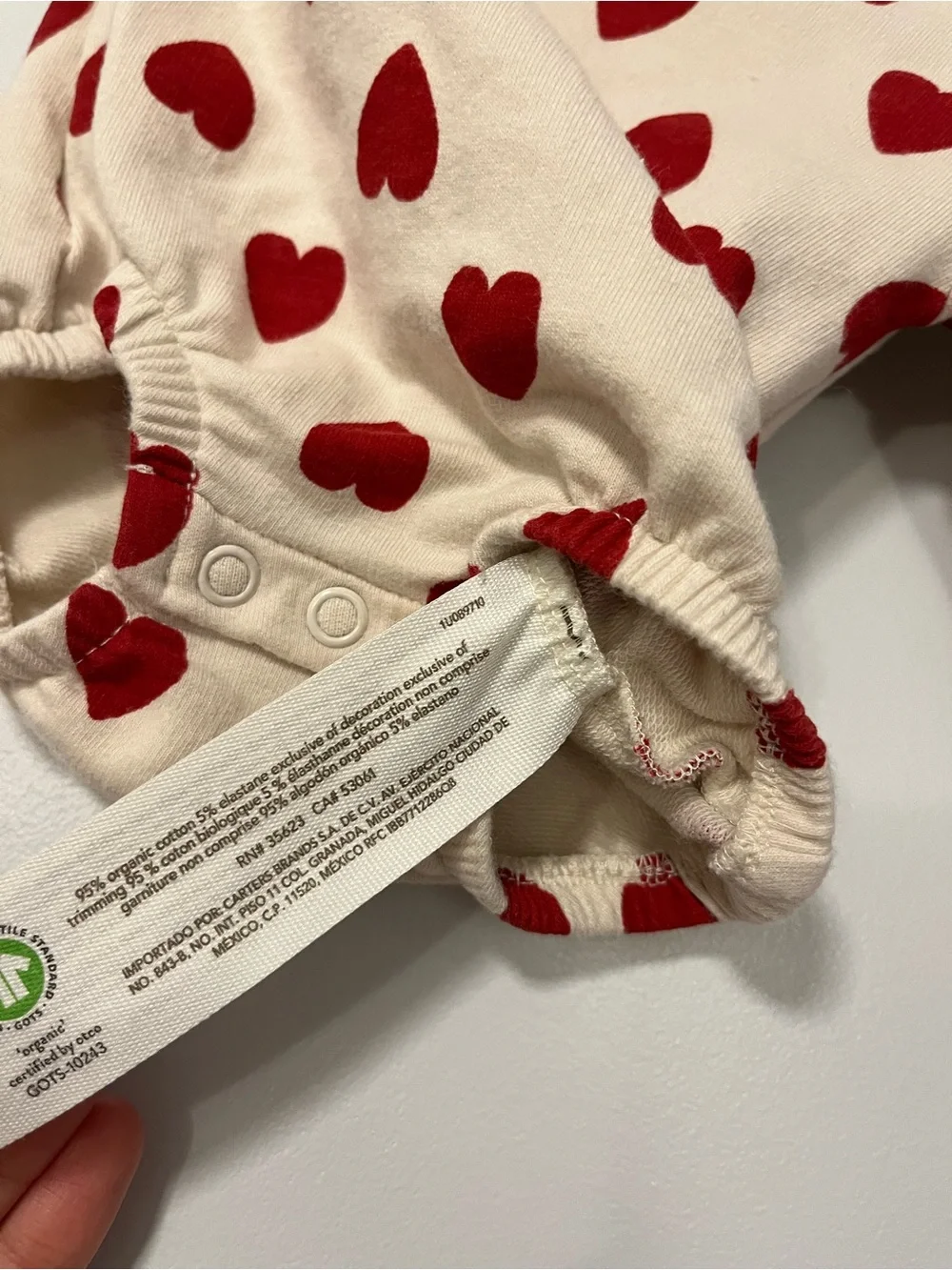 Carters organic cotton